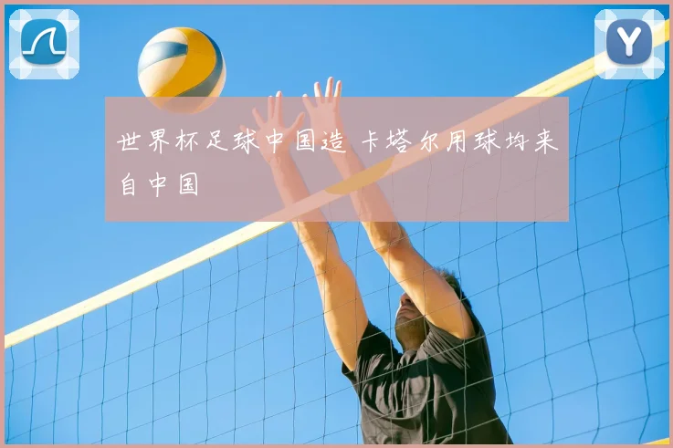 世界杯足球中国造 卡塔尔用球均来自中国