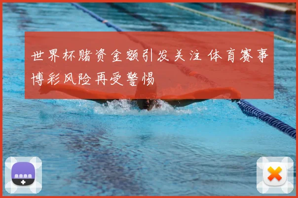 世界杯赌资金额引发关注 体育赛事博彩风险再受警惕